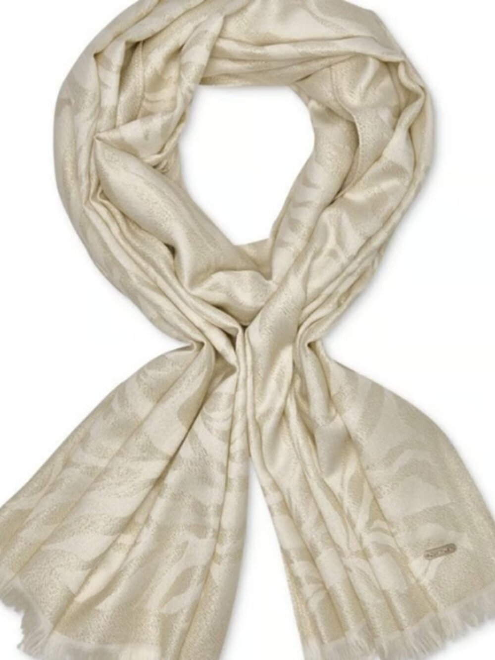 Calvin Klein metallic wrap or scarf - A425